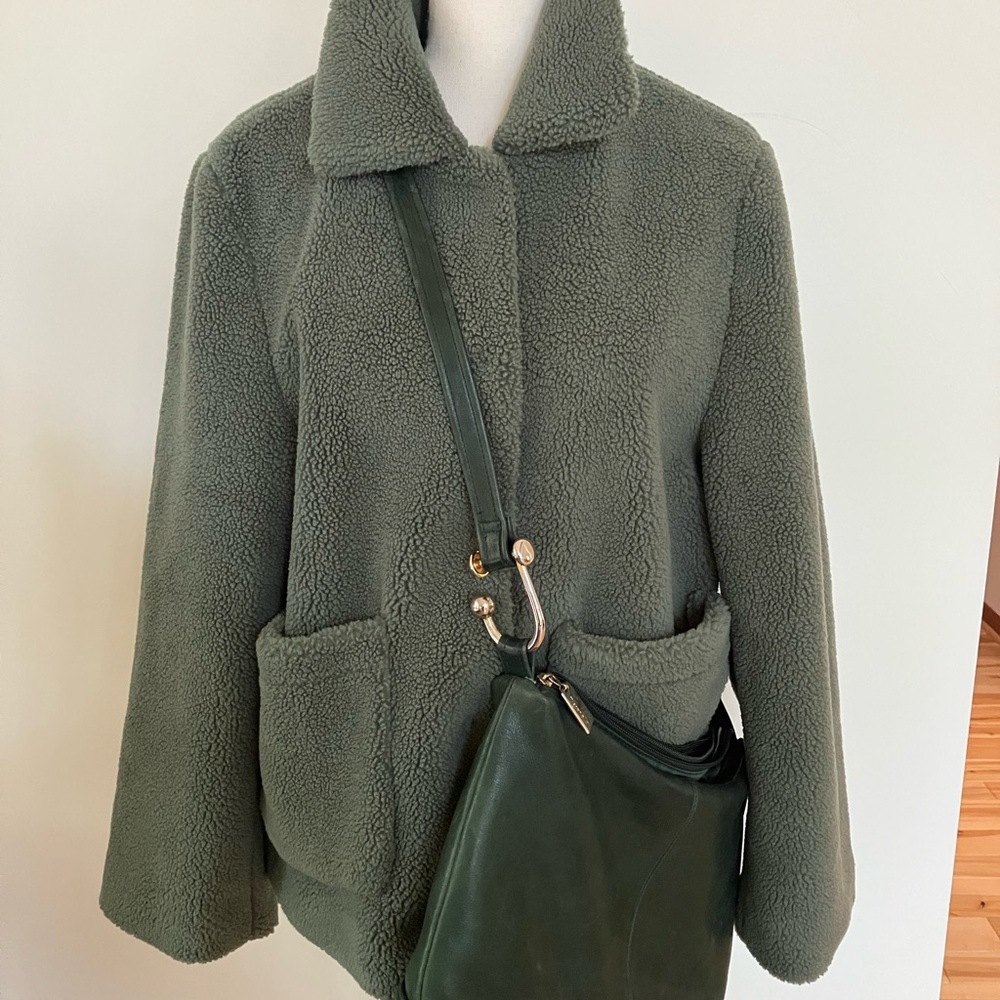 NWT Rebecca Minkoff Teddy jacket,NWT sage - Picture 1 of 10